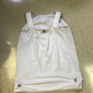 Women’s White Adidas Tank Top